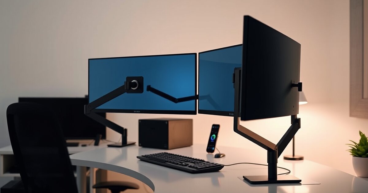 Best Monitor Arms for Dual 32" Displays (AI Workstation Guide 2026)